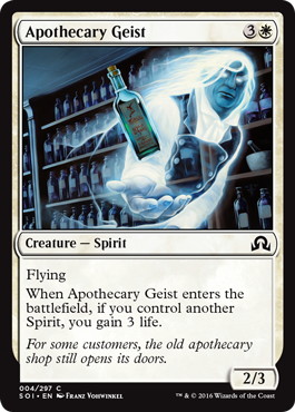 【ENG】【Foil】《薬剤師の霊/Apothecary Geist》[SOI]