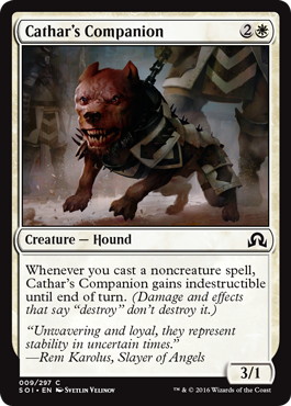 【ENG】【Foil】《聖戦士の相棒/Cathar's Companion》[SOI]