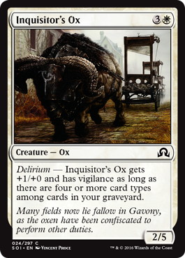 【ENG】【Foil】《審問官の雄牛/Inquisitor's Ox》[SOI]