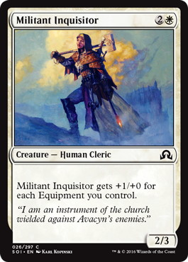 【ENG】【Foil】《戦闘的な審問官/Militant Inquisitor》[SOI]