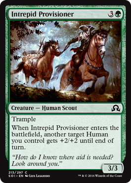 【ENG】【Foil】《剛胆な補給兵/Intrepid Provisioner》[SOI]