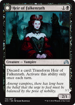 【ENG】【Foil】《ファルケンラスの後継者/Heir of Falkenrath》[SOI]