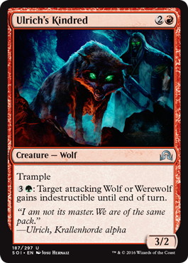 【ENG】【Foil】《ウルリッチの同族/Ulrich's Kindred》[SOI]