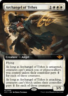 【ENG】■拡張アート■《徴税の大天使/Archangel of Tithes》[OTJ]