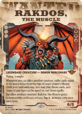 【ENG】■ショーケース■《用心棒、ラクドス/Rakdos, the Muscle》[OTJ]