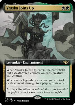 【ENG】■拡張アート■《ヴラスカの加入/Vraska Joins Up》[OTJ]