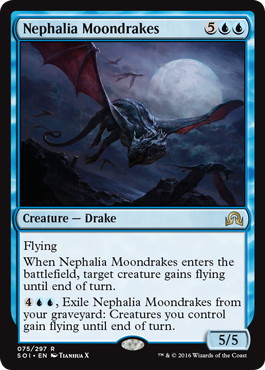 【ENG】《ネファリアの月ドレイク/Nephalia Moondrakes》[SOI]