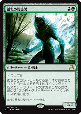 【JPN】《銀毛の援護者/Silverfur Partisan》[SOI]