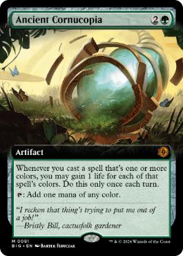 【ENG】【Foil】■拡張アート■《古のヤギ角/Ancient Cornucopia》[BIG]