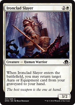 【ENG】【Foil】《鉄覆いの処刑者/Ironclad Slayer》[EMN]