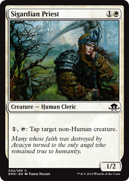 【ENG】【Foil】《シガルダ教の僧侶/Sigardian Priest》[EMN]