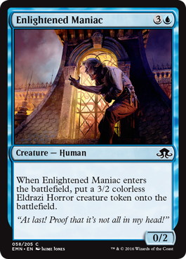 【ENG】【Foil】《悟った狂人/Enlightened Maniac》[EMN]