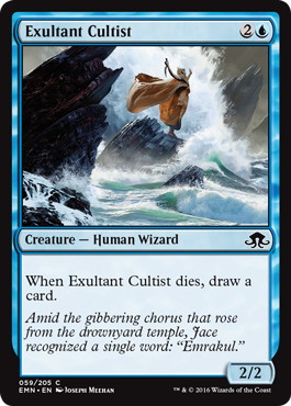 【ENG】【Foil】《歓喜する信者/Exultant Cultist》[EMN]