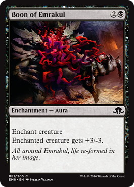 【ENG】【Foil】《エムラクールの加護/Boon of Emrakul》[EMN]