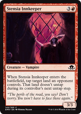 【ENG】【Foil】《ステンシアの亭主/Stensia Innkeeper》[EMN]