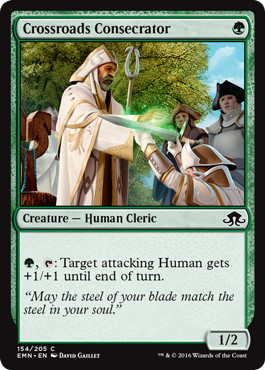 【ENG】【Foil】《岐路の聖別者/Crossroads Consecrator》[EMN]