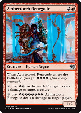 【ENG】【Foil】《改革派の霊気砲手/Aethertorch Renegade》[KLD]