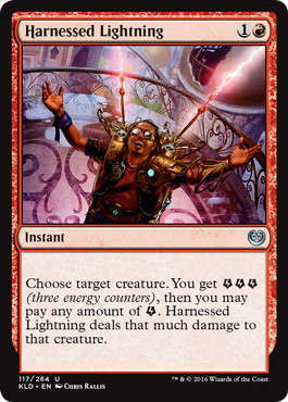 【ENG】【Foil】《蓄霊稲妻/Harnessed Lightning》[KLD]