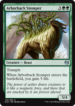 【ENG】【Foil】《高木背の踏みつけ/Arborback Stomper》[KLD]