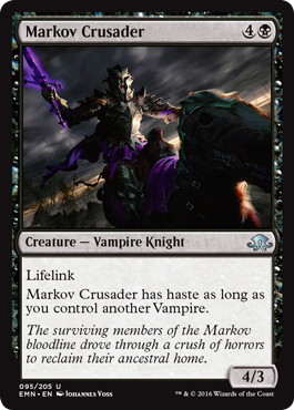 【ENG】【Foil】《マルコフの十字軍/Markov Crusader》[EMN]