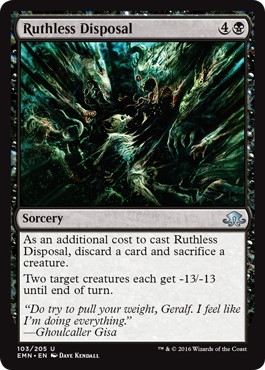 【ENG】【Foil】《無情な処分/Ruthless Disposal》[EMN]