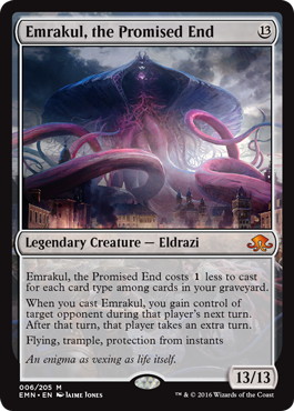 【ENG】【Foil】《約束された終末、エムラクール/Emrakul, the Promised End》[EMN]