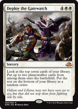 【ENG】《ゲートウォッチ配備/Deploy the Gatewatch》[EMN]