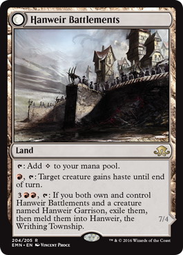 【ENG】《ハンウィアーの要塞/Hanweir Battlements》[EMN]