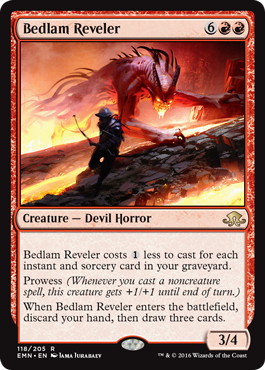 【ENG】【Foil】《騒乱の歓楽者/Bedlam Reveler》[EMN]