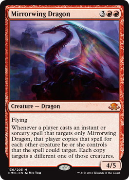 【ENG】【Foil】《鏡翼のドラゴン/Mirrorwing Dragon》[EMN]