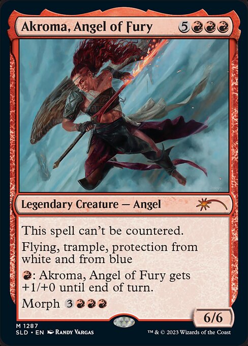 【ENG】【Foil】《憤怒の天使アクローマ/Akroma, Angel of Fury》(1287)[Secret Lair]