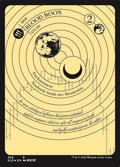 【ENG】【Foil】《血染めの月/Blood Moon》(366)[Secret Lair]