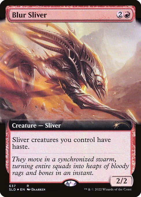 【ENG】【Foil】《収差スリヴァー/Blur Sliver》(637)[Secret Lair]