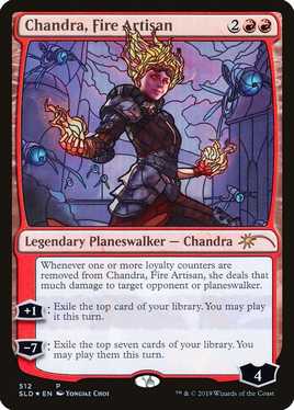 【ENG】【Foil】《炎の職工、チャンドラ/Chandra, Fire Artisan》(512)[Secret Lair]