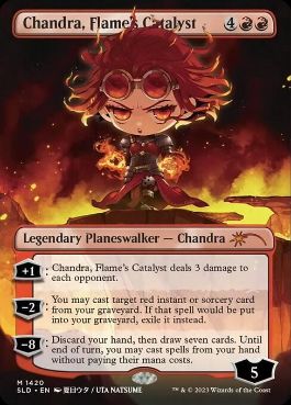 【ENG】【Foil】《炎の触媒、チャンドラ/Chandra, Flame's Catalyst》(1420)[Secret Lair]