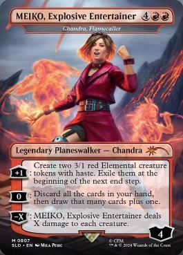 【ENG】【Foil】《炎呼び、チャンドラ/Chandra, Flamecaller》(807)[Secret Lair]