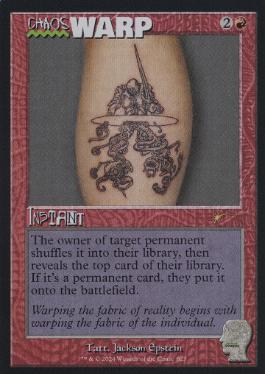 【ENG】【Foil】《混沌のねじれ/Chaos Warp》(823)[Secret Lair]