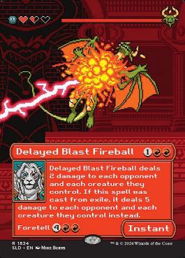 【ENG】《ディレイド・ブラスト・ファイアーボール/Delayed Blast Fireball》(1824)[Secret Lair]