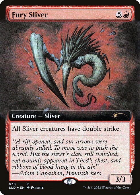 【ENG】【Foil】《憤怒スリヴァー/Fury Sliver》(638)[Secret Lair]