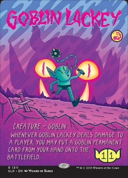 【ENG】【Foil】《ゴブリンの従僕/Goblin Lackey》(1311)[Secret Lair]