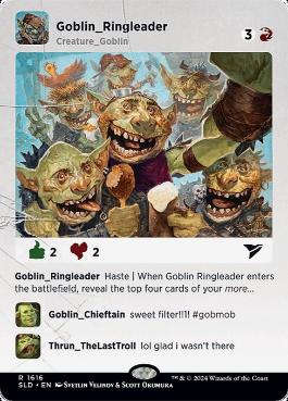 【ENG】【Foil】《ゴブリンの首謀者/Goblin Ringleader》(1616)[Secret Lair]