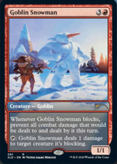 【ENG】【Foil】《ゴブリンの雪だるま/Goblin Snowman》(061)[Secret Lair]