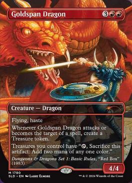 【ENG】【Foil】《黄金架のドラゴン/Goldspan Dragon》(1780)[Secret Lair]