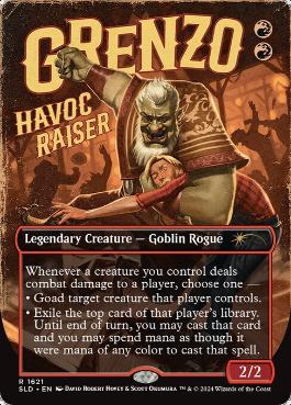 【ENG】【Foil】《騒乱の発端、グレンゾ/Grenzo, Havoc Raiser》(1621)[Secret Lair]