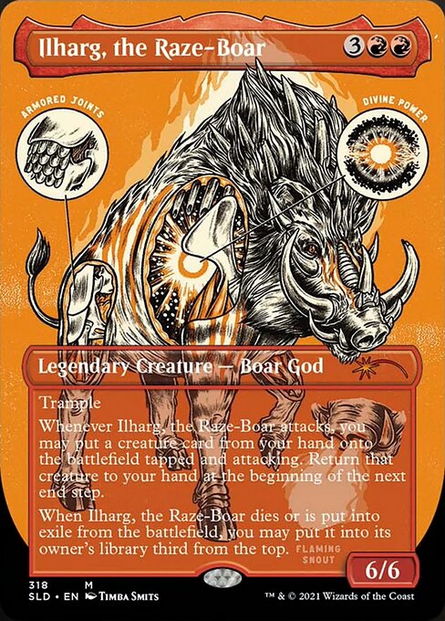 【ENG】《猪の祟神、イルハグ/Ilharg, the Raze-Boar》(318)[Secret Lair]