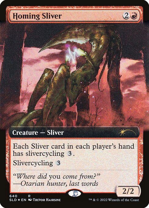 【ENG】【Foil】《誘導スリヴァー/Homing Sliver》(640)[Secret Lair]