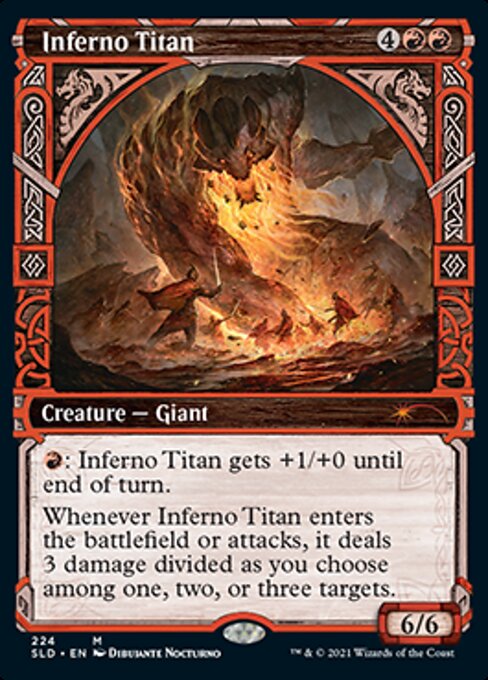 【ENG】【Foil】《業火のタイタン/Inferno Titan》(224)[Secret Lair]