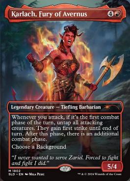 【ENG】【Foil】《アヴェルヌスの憤怒、カーラック/Karlach, Fury of Avernus》(1802)[Secret Lair]