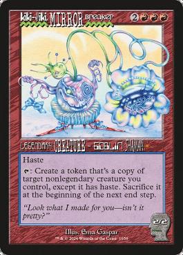 【ENG】【Foil】《鏡割りのキキジキ/Kiki-Jiki, Mirror Breaker》(1659)[Secret Lair]
