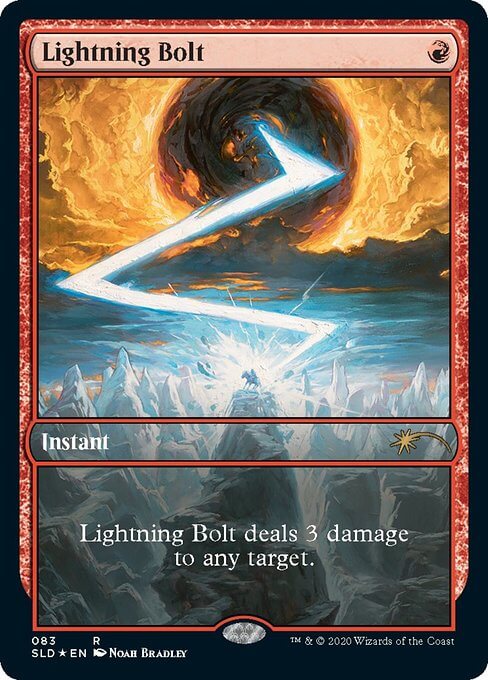 【ENG】【Foil】《稲妻/Lightning Bolt》(083)[Secret Lair]
